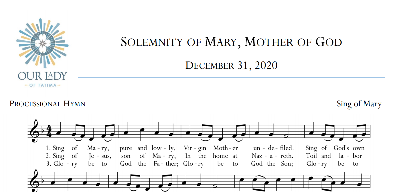 Worship Aid - December 31, 2020
