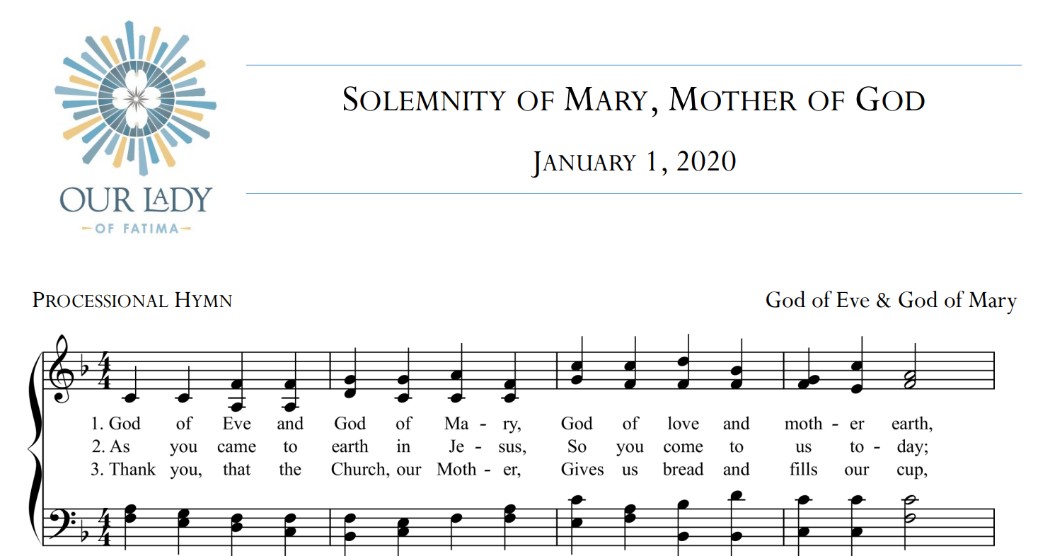 Worship Aid - January 1