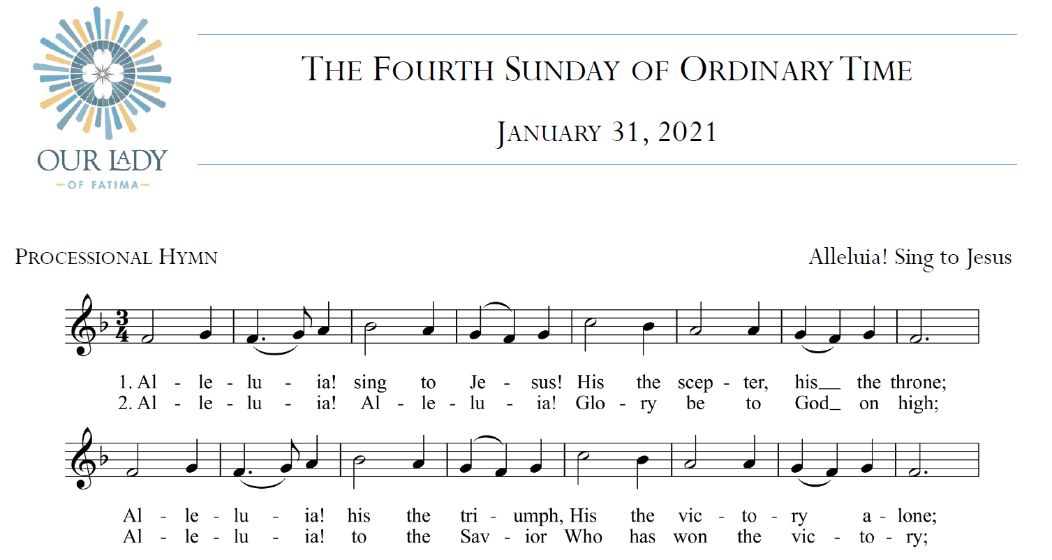 Worship Aid for January 31, 2021