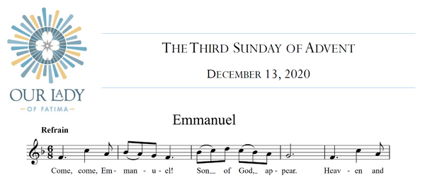 Worship Aid for The Third Sunday of Advent