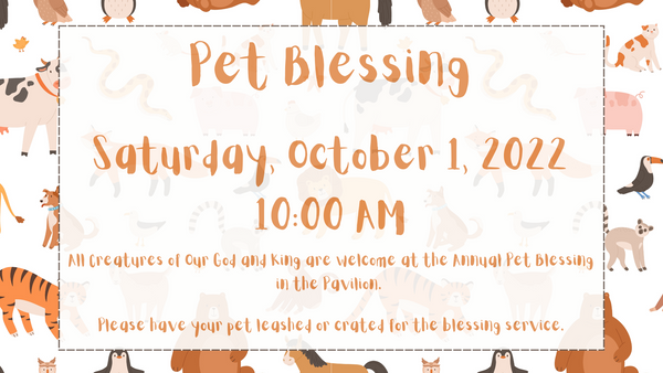 Pet Blessing 2022